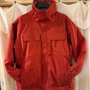 Nau Men's red winter down parka